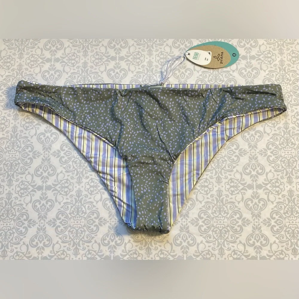 NWT Prana Reversible Bikini Bottoms- UPF 50+